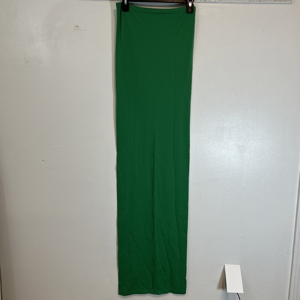 WOLFORD WOMEN L FATAL TUBE DRESS GREEN MAXI 6352